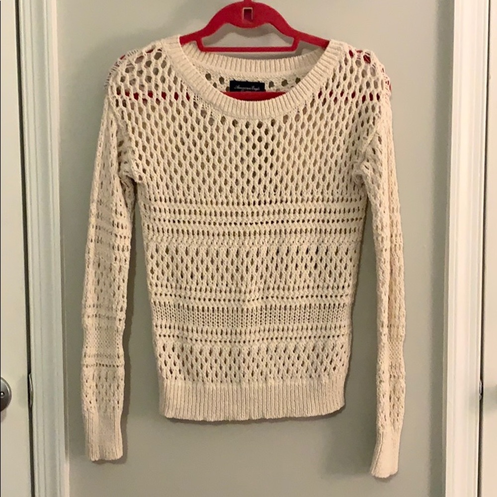 American Eagle Sweater XS Ivory/Cream